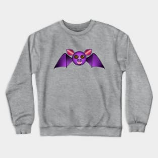 Happy Halloween Scary Vampire Bat Crewneck Sweatshirt